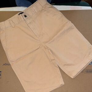 Place Boys' Khaki Beige Cotton Shorts